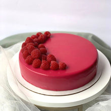 Load image into Gallery viewer, Chocolate & Raspberry Mousse Cake - minimepastry.com
