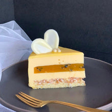 Load image into Gallery viewer, Passion Fruit Mousse Cake - minimepastry.com