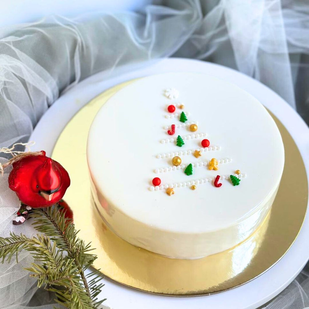 Christmas Design Mousse Cake