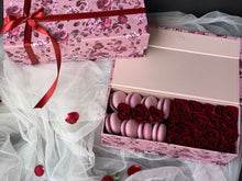 Load image into Gallery viewer, Floral &amp; Macarons Box
